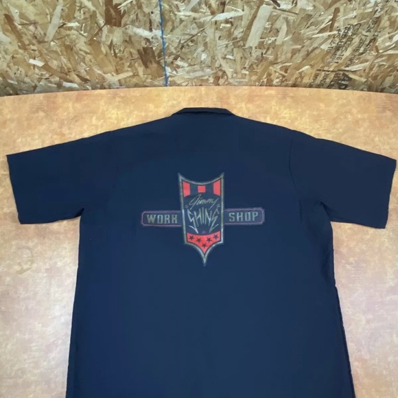 Jimmy Shine SPEED SHOP Work Shop Red Kap Large - Picture 6 of 7